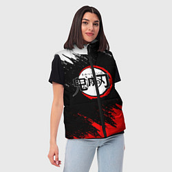 Женский жилет KIMETSU NO YAIBA, цвет: 3D-красный — фото 2