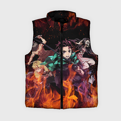 Женский жилет KIMETSU NO YAIBA / 3D-Черный – фото 1