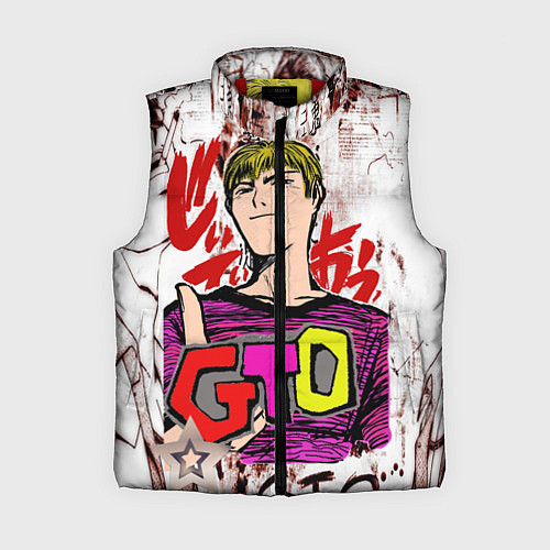 Женский жилет GTO Крутой учитель онидзука / 3D-Красный – фото 1