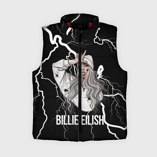 Женский жилет BILLIE EILISH / 3D-Красный – фото 1