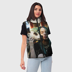 Женский жилет BILLIE EILISH, цвет: 3D-черный — фото 2