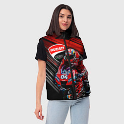 Женский жилет Andrea Dovizioso, цвет: 3D-красный — фото 2
