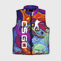 Женский жилет CS GO HYPERBEAST, цвет: 3D-черный