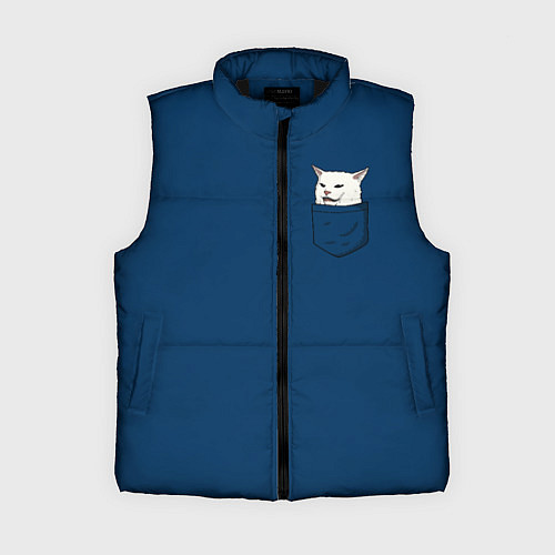 Женский жилет СМАДЖ В КАРМАНЕ / 3D-Черный – фото 1