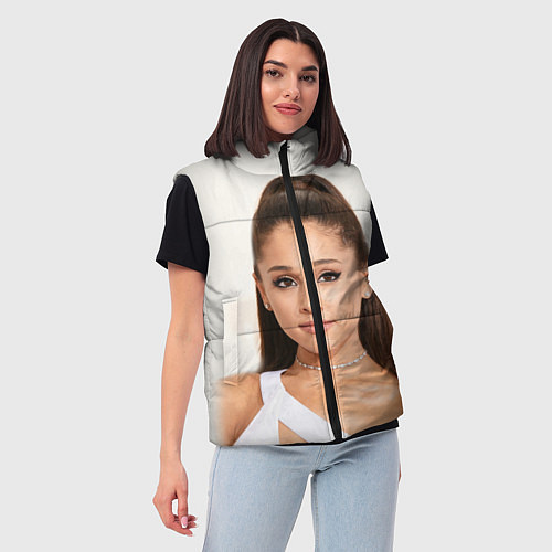 Женский жилет Ariana Grande Ариана Гранде / 3D-Красный – фото 3
