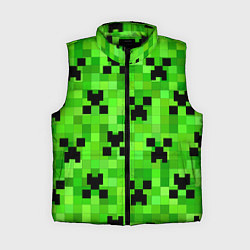 Женский жилет MINECRAFT, цвет: 3D-черный