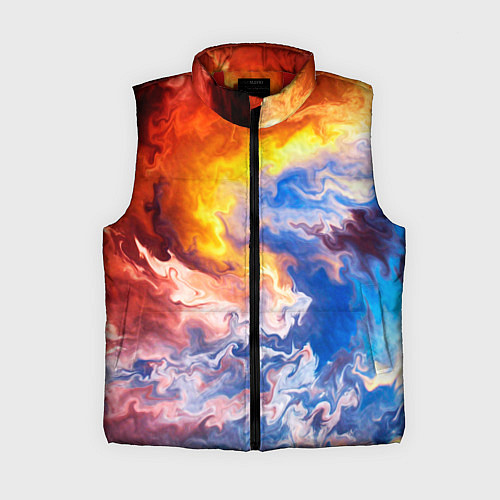 Женский жилет Краски / 3D-Красный – фото 1