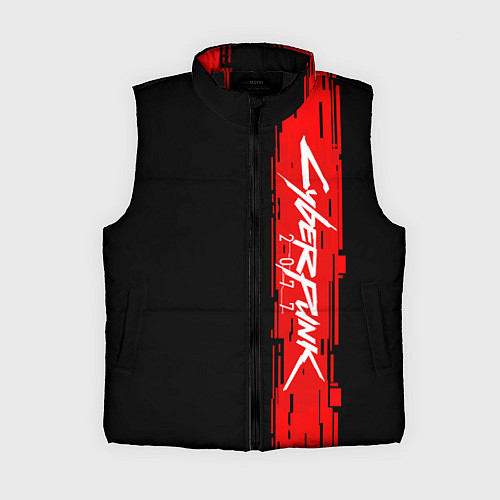Женский жилет CYBERPUNK 2077 / 3D-Черный – фото 1