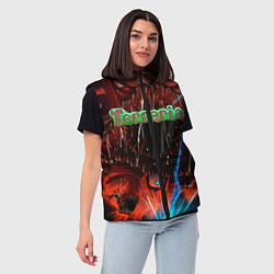 Женский жилет Terraria, цвет: 3D-красный — фото 2