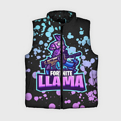 Женский жилет Fortnite LLAMA, цвет: 3D-черный