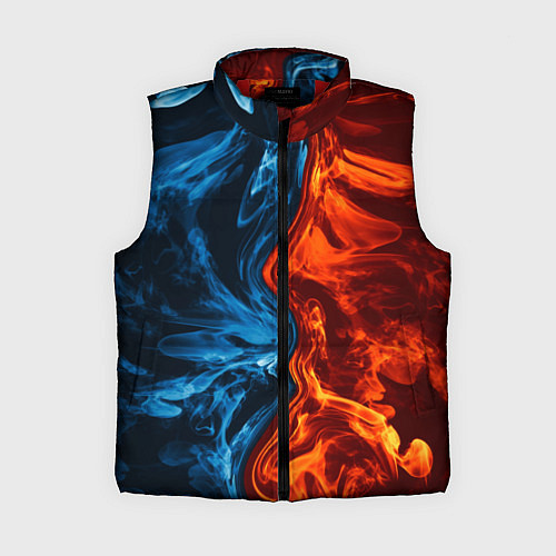 Женский жилет Огонь и вода / 3D-Красный – фото 1