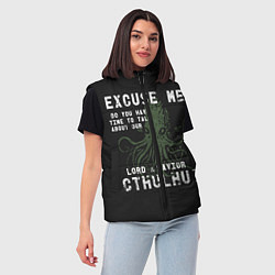 Женский жилет Cthulhu, цвет: 3D-черный — фото 2