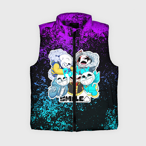 Женский жилет UNDERTALE / 3D-Черный – фото 1
