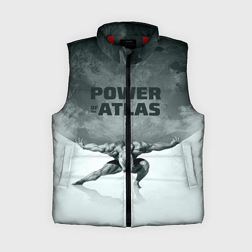 Женский жилет Power of the Atlas / 3D-Красный – фото 1
