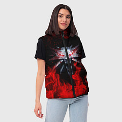 Женский жилет ВЕДЬМАК, цвет: 3D-светло-серый — фото 2