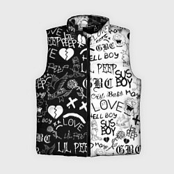 Женский жилет LIL PEEP LOGOBOMBING, цвет: 3D-черный