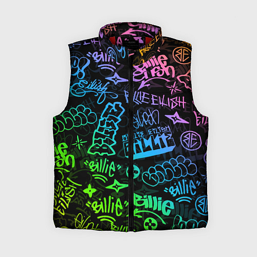 Женский жилет BILLIE EILISH / 3D-Красный – фото 1