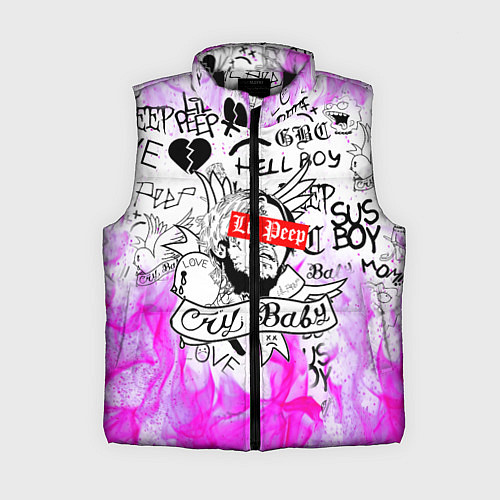 Женский жилет LIL PEEP / 3D-Черный – фото 1