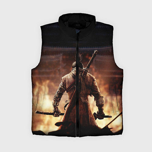 Женский жилет Sekiro shadows die twice / 3D-Черный – фото 1