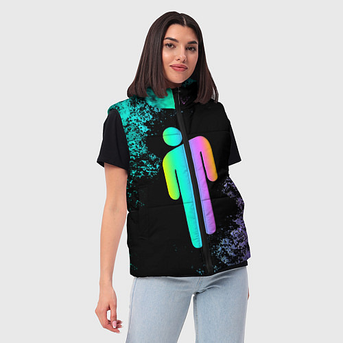 Женский жилет BILLIE EILISH / 3D-Красный – фото 3