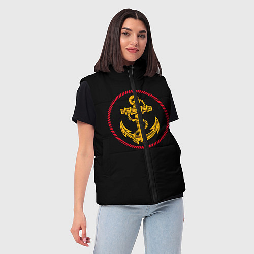 Женский жилет ВМФ / 3D-Красный – фото 3