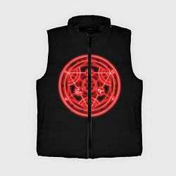 Женский жилет Стальной алхимик, цвет: 3D-черный