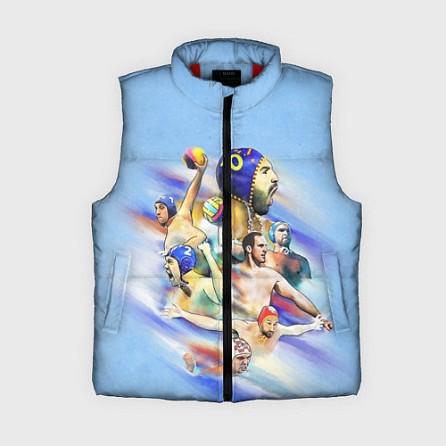Женский жилет Water polo players / 3D-Красный – фото 1