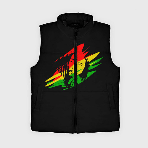 Женский жилет Боб Марли / 3D-Черный – фото 1