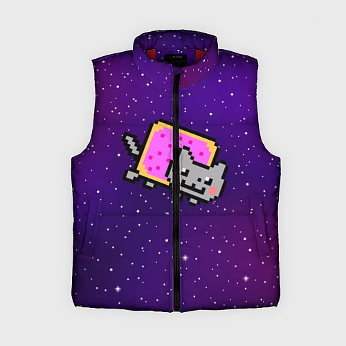 Женский жилет Nyan Cat / 3D-Красный – фото 1