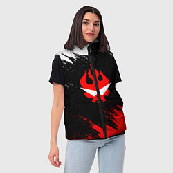 Женский жилет GURREN LAGANN, цвет: 3D-черный — фото 2