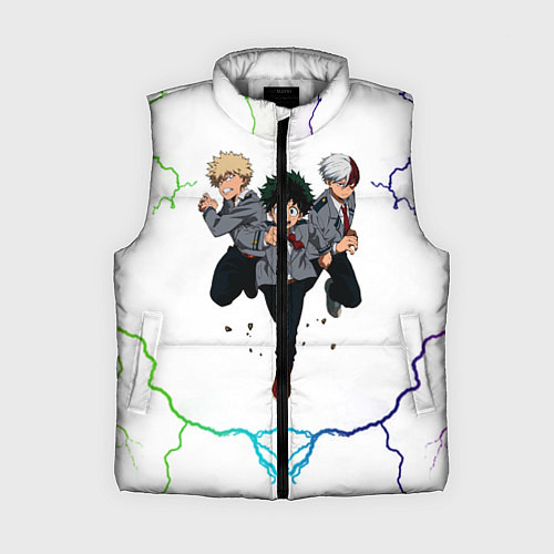 Женский жилет Моя Геройская Академия / 3D-Светло-серый – фото 1