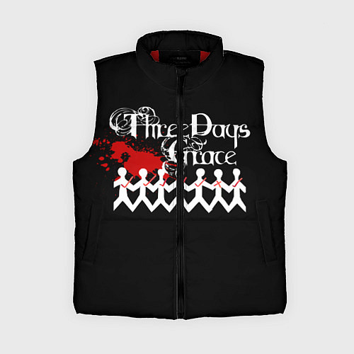 Женский жилет Three days grace / 3D-Красный – фото 1