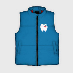 Женский жилет Стоматолог, цвет: 3D-красный