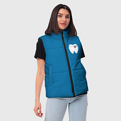 Женский жилет Стоматолог, цвет: 3D-черный — фото 2