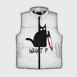 Женский жилет What cat