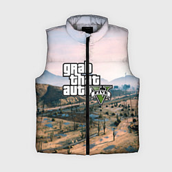 Женский жилет Grand Theft Auto 5, цвет: 3D-светло-серый