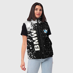 Женский жилет BMW, цвет: 3D-светло-серый — фото 2
