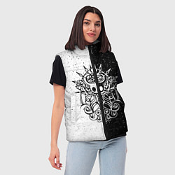 Женский жилет Hollow Knight, цвет: 3D-светло-серый — фото 2