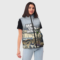 Женский жилет GTA 5, цвет: 3D-красный — фото 2