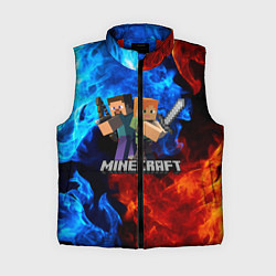 Женский жилет MINECRAFT, цвет: 3D-красный