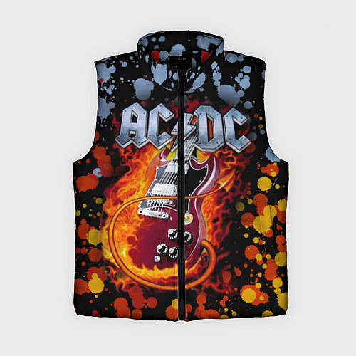 Женский жилет ACDC / 3D-Красный – фото 1