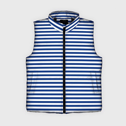 Женский жилет Тельняшка ВМФ / 3D-Черный – фото 1