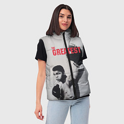 Женский жилет The Greatest, цвет: 3D-красный — фото 2