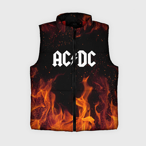 Женский жилет AC DC / 3D-Красный – фото 1