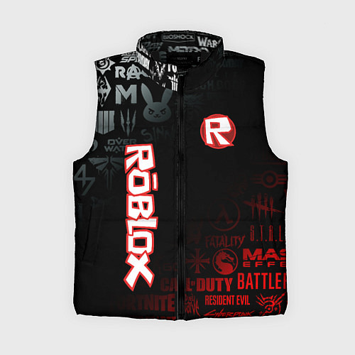 Женский жилет ROBLOX / 3D-Черный – фото 1