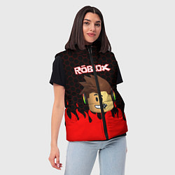 Женский жилет ROBLOX, цвет: 3D-черный — фото 2