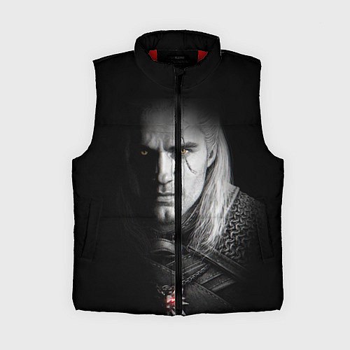 Женский жилет Ведьмак / 3D-Красный – фото 1