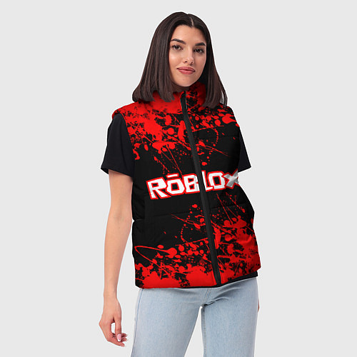 Женский жилет Roblox / 3D-Красный – фото 3