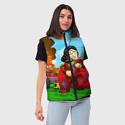 Женский жилет ROBLOX, цвет: 3D-черный — фото 2