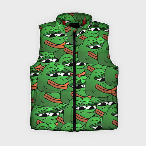 Женский жилет Pepe The Frog / 3D-Красный – фото 1